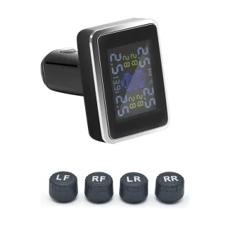 Tire Pressure Monitoring System TPMS Display Wireless Four-Wheel Independent Display Tire Pressure Monitor Tire Pressure