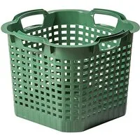 GreenLife Allzweckkorb Korb Unikorb Gartenkorb Multikorb Holzkorb Gartenkorb grün 25 Liter