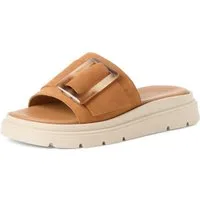 Tamaris Tamaris Damen Pantolette 1-27234-44-307 COGNAC NUBUC Pantolette