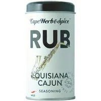 Cape Herb and Spice Gewürz, Cape Herb and Spice Rub Louisiana Cajun Gewürzsalzmischung 100g