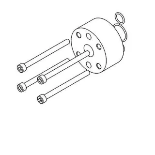 KWC Aquarotter Verlängerungsset f. elek. Duscharm., UP, 25 mm, 2000104471 2000104471