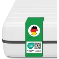 Kaltschaummatratze Easy Flex Wendematratze mit Zwei Härtegrade für Schlafkomfort, Schlaftroll, 15 cm hoch, H2 und H3, 15 cm hoch, 90 x 200,140x200, 180x200 cm und weitere Größen