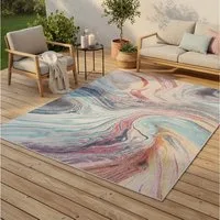 Pergamon Outdoorteppich Indoor Outdoor Teppich Lagos Vintage, Rechteckig, Höhe: 4 mm