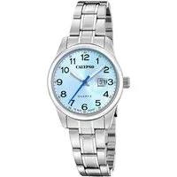 CALYPSO WATCHES Quarzuhr Basic K5873/3, Armbanduhr, Damenuhr, Edelstahlarmband, analog, Tag