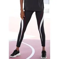 LASCANA ACTIVE Leggings Logo-Badge und Reißverschlusstasche auf der Rückseite