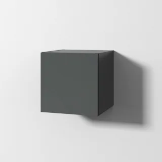 Sanipa Cubes Regalmodul mit 1 Tür, Anthrazit-Matt, CU12022 CU12022