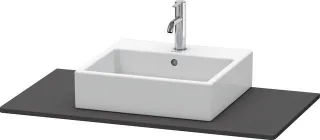 Duravit XSquare Konsole Graphit Supermatt 1000x550x16 mm - XS060E08080 XS060E08080