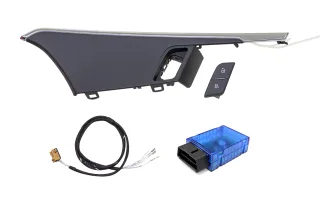 Komplettset Nachrüstung ZV-Taster Zentralverriegelung Beifahrerseite für Audi A4 8W, A5 F5