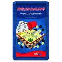 Noris Spiel Spielesammlung 99 Spielmöglichkeiten in Metallbox