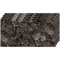 IZODEKOR 3D Wandpaneel IZODEKOR Wandverkleidung Marmoroptik 120x60cm Alternative zu Badfliese, Direkt auf Fliesen montierbar, fleckenabweisend
