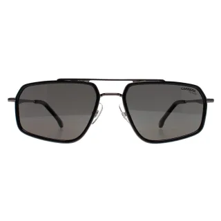 Carrera Aviator Herren Dunkel Ruthenium Schwarz Grau Polarisiert Carrera 338/S