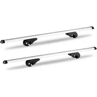 Clanmacy Relingträger Dachträger Universal Aluminium Abschließba Relingträger bis 150 kg (1-St)