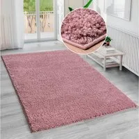 Bruno Banani Hochflor-Teppich Shaggy Soft, rechteckig, Höhe: 30 mm, gewebt, Uni Farben, besonders weich und kuschelig, Kundenliebling