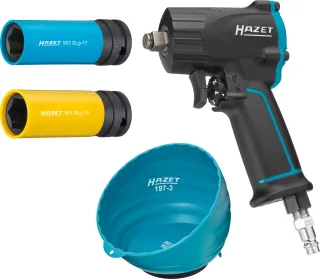 HAZET Schlagschrauber-Satz, 1100Nm, 1/2 Zoll - 9012M/4