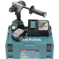 Makita Akku-Bohrschrauber DDF492RTJ, (Set), inkl. 2 Akkus und Ladegerät