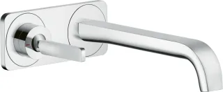 Hansgrohe Waschtischmischer Unterputz Axor Citterio E F-Set chrom mit Platte, 36114000 , 36114000 36114000