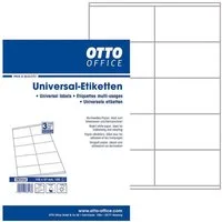 Otto Office Etiketten Standard, 1000 Stück, Päckchen-Adresse (105x57 mm), hochweiß, selbstklebend