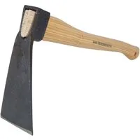 SHW Gartenhacke SHW Forstpflanzen-Setzhacke mit Eschen-Kuhfuß-Stiel 45 cm, Geschmiedet, langlebig