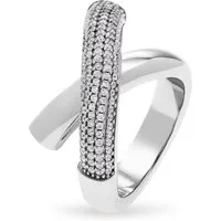 JETTE Silberring JETTE Damen-Damenring 925er Silber 140 Zirkonia, Zirkonia, synthetisch