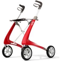 byACRE ApS Rollator byACRE Carbon Ultralight Komfort Rollator erdbeerrot, Sehr leicht