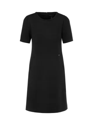 Marc Cain Essentials - Kleid aus Scubajersey black - Gr. - 38