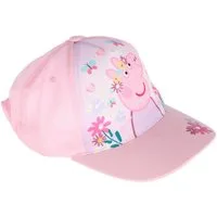 Peppa Pig Baseball Cap Bunte Kinder Kappe mit süßem Peppa Wutz Motiv, 100% Polyester