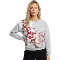 YAKUZA Sweatshirt Hanami im Oversized Look