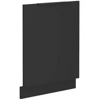 Küchen-Preisbombe Frontblende für vollintegrierten Geschirrspüler 60 cm Küche SIENA Schwarz (Frontblende Geschirrspüler 60 cm vollintegriert, 1 St), Modern