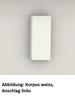 Artiqua Variabler Spiegelschrank, Eiche Weiß quer NB, 070-SDV-1-R-440 070-SDV-1-R-440