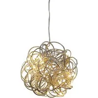 Creativ light Dekoobjekt Hänge-Drahtkugel (Set, 2 St), mit 10 LED's, Ø 15 cm, batteriebetrieben, 2er-Set