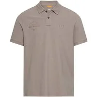camel active Poloshirt normale Passform, kurze Ärmel, unifarbenes Design, mit Polokragen