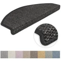 Metzker® Stufenmatte Stufenmatten Göteborg Halbrund, halbrund, Höhe: 8 mm, 1 Stück - Anthrazit