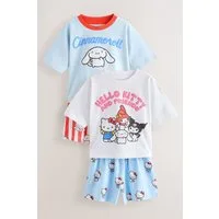 Next Pyjama 2 x Schlafanzug, Hello Kitty (4 tlg)
