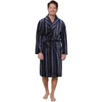 Pastunette Herrenbademantel Kuscheliger Herren Fleece Morgenmantel, Polyester, Schalkragen, Gürtel, Modisches Design