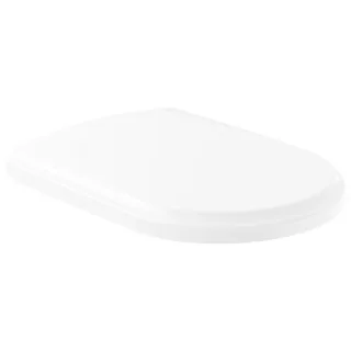 Villeroy und Boch HOMMAGE WC-Sitz 8809S1R1 Softclosing-Scharniere Edelstahl, weiß