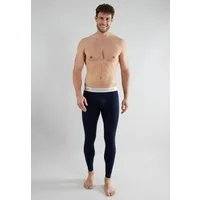 TOM TAILOR Leggings Logobund, eng, leicht, elastisch, basic, bequem, Baumwollmix