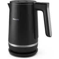 Philips Wasserkocher HD9396/90 7000 Series, doppelwandig, mit 6 Temperatureinstellungen, 1,7 l, 2200 W, aus lebensmittelechtem Edelstahl, mit Warmhaltefunktion