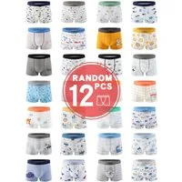 Bundviel Hosenunterrock Boys boxer shorts, Baumwoll-Jungenunterwäsche (12-St)