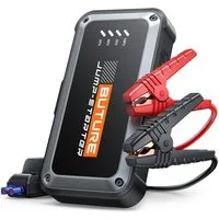 Buture Auto Starthilfe Powerbank 4000A 12V Starthilfegerät 16800 mAh, 4-in-1 LED-Leuchte, 9,0L Benzin Oder 8,5L Diesel, -20°C bis 60°C