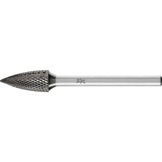 PFERD TOOLS Hartmetall Hochleistungsfrässtift MICRO Spitzbogen SPG Ø 06x13mm Schaft-Ø 3mm HICOAT beschichtet für die Feinbearbeitung - 21222774