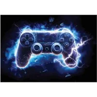 Wallarena Fototapete Gaming - Mehrfarbig - Modern - Vlies - Schlafzimmer, glatt, (7 St), 350x250cm
