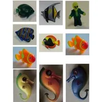 Aqua-Parts Dekofigur 7334 Fische 10-er SET für Wassersäulen und DEKO (12 St), Bunte DEKO Fische