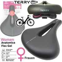 Terry Fahrradsattel Terry Fahrradsattel Anatomica Flex Gel Max komfort City E-Bike Frauen