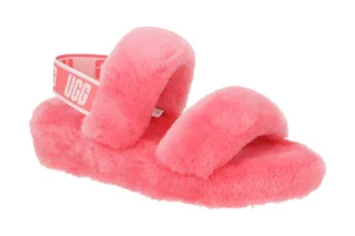 UGG 1107953 SSBT Damen Sandalette pink (STRAWBERRY SORBET) Lammfell Warmfutte...