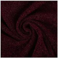 SCHÖNER LEBEN. Stoff Lurexstoff Meterware Glitzerstoff Faschingsstoff Glitzer pink, mit Metallic-Effekt