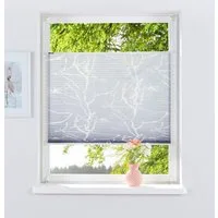 OTTO home Plissee Anna, Lichtschutz, ohne Bohren, verspannt, Klemmfix, Ästemotiv, Bestseller mit über 500 4,5-Sterne-Bewertungen, Klemmträger
