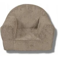 FORTISLINE Kindersessel Kindersessel Mini in Cord Komfort und Stil Braun Kinderzimmer