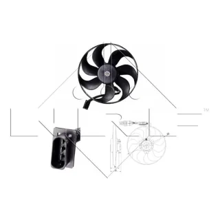 NRF K?hlerl?fter Audi Seat Skoda VW 47064