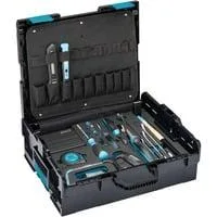 L-Boxx mit Sortiment 190L-136/83, Werkzeug-Set schwarz/blau, 83-teilig