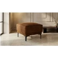 OTTO home Hocker Oland Luxus-Microfaser Polsterhocker